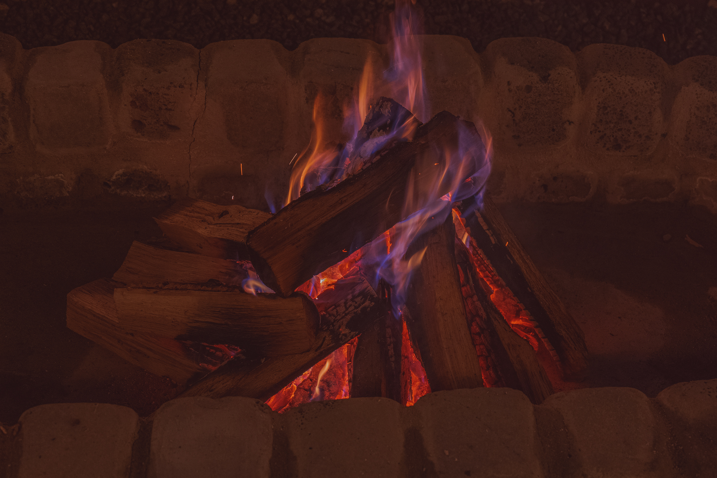 레드콩풀빌라의 Bon fire